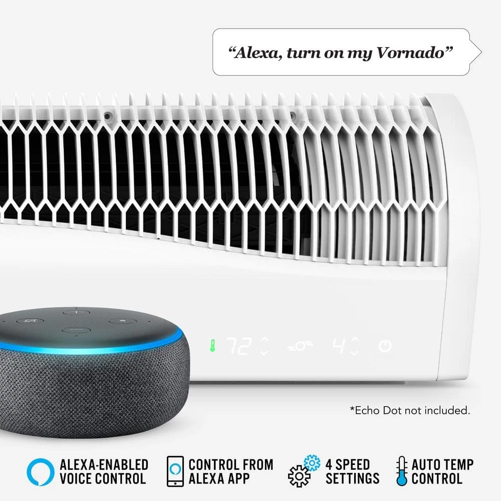 Vornado Transom AE 26 in. 4-Speeds Window Fan with Alexa Reversible Exhaust Mode Weather Resistant Case Whole Room 3 Vornado Transom AE 26 in. 4-Speeds Window Fan with Alexa Reversible Exhaust Mode Weather Resistant Case Whole Room - Image 3