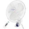 Tidoin 16 in. 3-Speed Mounted Wall Fan with Adjustable Tilt and Remote Control in White
