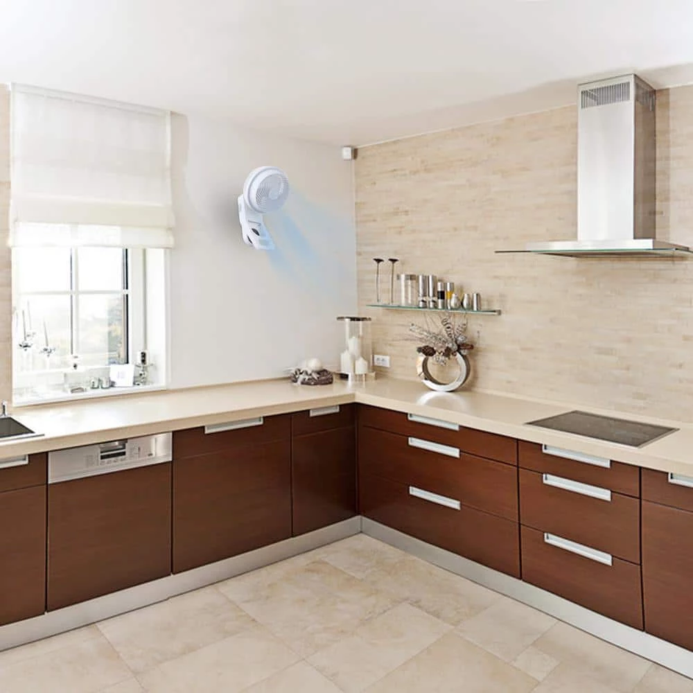 Aoibox 7 in. White Wall Mount 3-Speed Air Circulation Fan with 15-Hours Timer, 60° Oscillation and Remote Control (Set of 2) 11 Aoibox 7 in. White Wall Mount 3-Speed Air Circulation Fan with 15-Hours Timer, 60° Oscillation and Remote Control (Set of 2) - Image 11