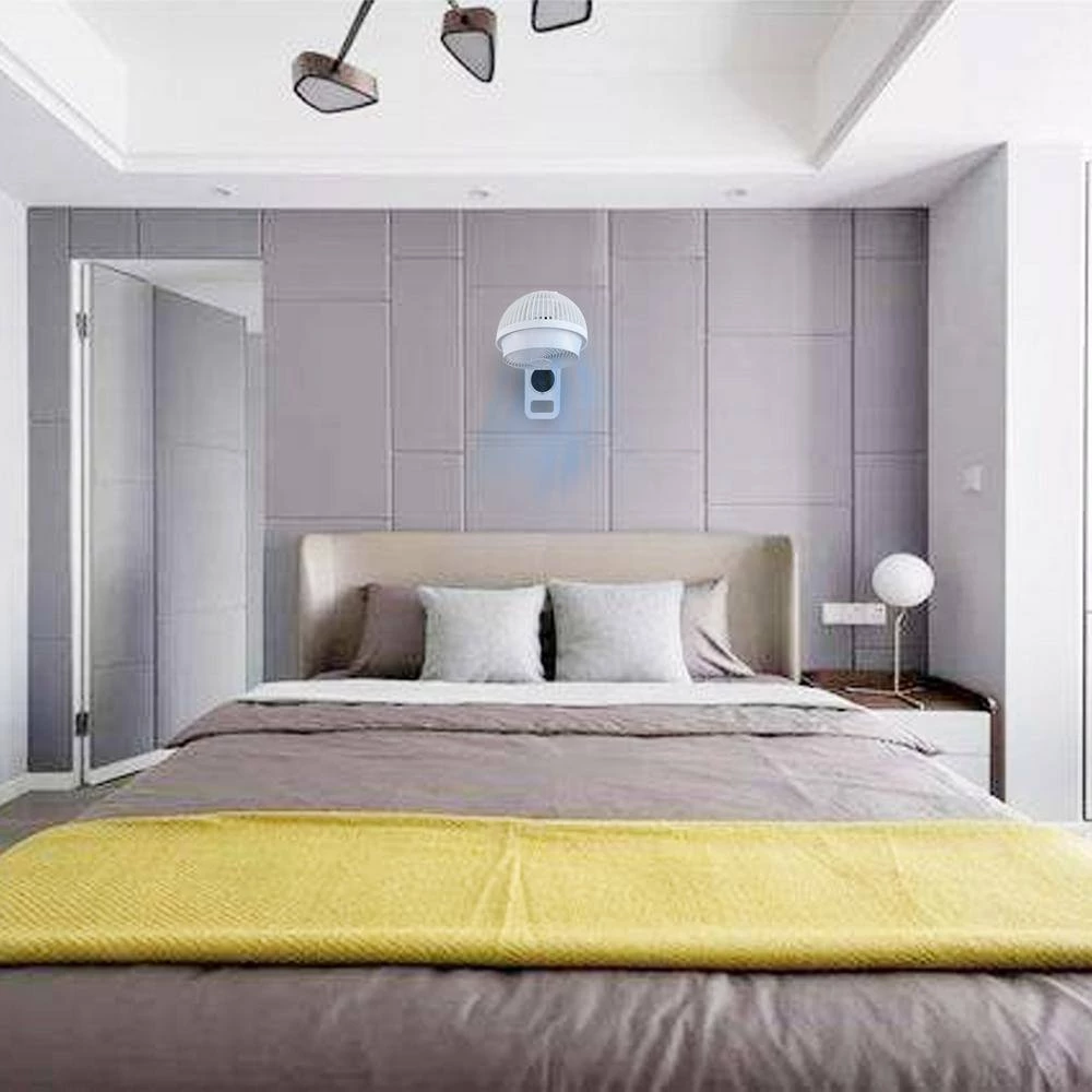 Aoibox 7 in. White Wall Mount 3-Speed Air Circulation Fan with 15-Hours Timer, 60° Oscillation and Remote Control (Set of 2) 7 Aoibox 7 in. White Wall Mount 3-Speed Air Circulation Fan with 15-Hours Timer, 60° Oscillation and Remote Control (Set of 2) - Image 7