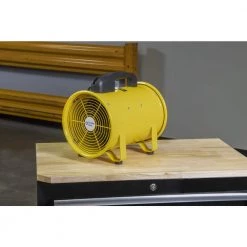 Comfort Zone 8 in. Blower Fan Industrial Utility -Fans Shop yellow comfort zone blower fans czbu80 c3 1000