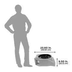 Maxx Air 1600 CFM 2-Speed Low Profile High Velocity Blower Fan -Fans Shop yellow maxx air blower fans hvcf1600 1f 1000