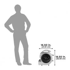 Maxx Air 3600 CFM 3-Speed Multi-Position High Velocity Blower Fan -Fans Shop yellow maxx air blower fans hvcf3600 1f 1000