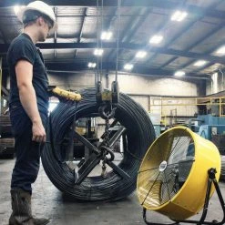 Maxx Air 24 in. 2 fan speeds Drum Fan in Yellow with Snap-On Wheels 10 Maxx Air 24 in. 2 fan speeds Drum Fan in Yellow with Snap-On Wheels -Fans Shop yellow maxx air industrial fans bf24tfyelups c3 1000