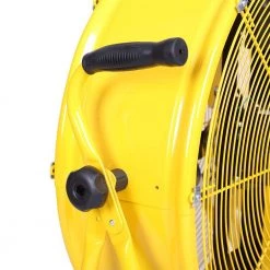 Stanley 24 in. 2-Speed Direct Drive Cradle Drum Fan with Adjustable Tilt -Fans Shop yellow stanley industrial fans st 24dct 4f 1000