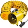 VEVOR Pivoting Utility Blower Fan 12 in. 550 Watt 1471 and 2295 CFM Portable Ventilator with 16 ft. Duct Hose for Exhausting