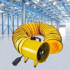 VEVOR Pivoting Utility Blower Fan 16 in. 1100 Watt High Velocity Ventilator with 16 ft. Duct Hose for Jobsite Fume Exhausting 15 VEVOR Pivoting Utility Blower Fan 16 in. 1100 Watt High Velocity Ventilator with 16 ft. Duct Hose for Jobsite Fume Exhausting -Fans Shop yellow vevor blower fans gygfjst16csscd5m1v1 31 1000