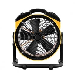 XPOWER 11 in. Variable Speed Cordless Rechargeable Drum Fan with Charging Cable and USB Outlet -Fans Shop yellow xpower industrial fans fc 125b 66 1000